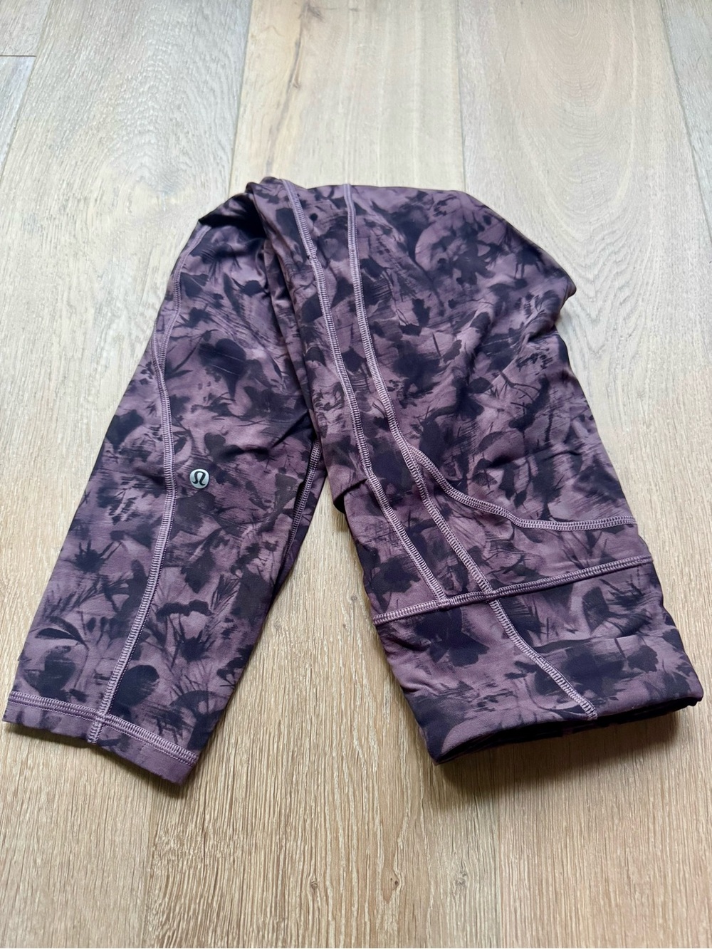 Lululemon Time To Sweat Leggings in Mini Dusk Antique Bark Black 23’